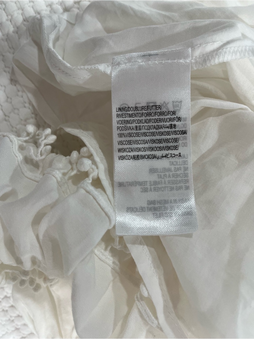 FARM Rio white Tiered Midi Dress with V-Neck - Picture 9 of 12